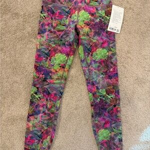lululemon athletica Multicolor Floral Leggings